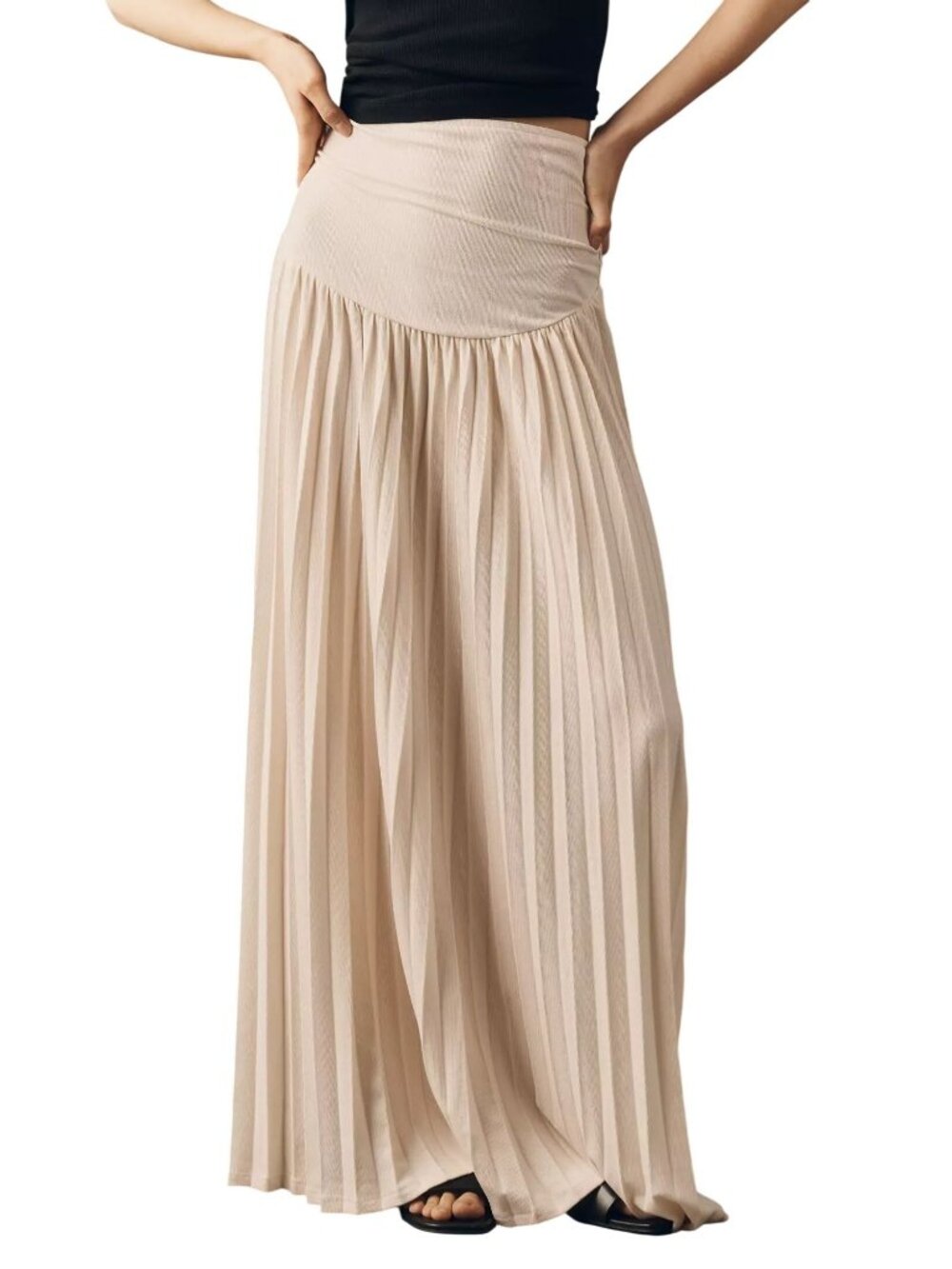 Lioness Field of Dreams Maxi Skirt in Small Cream Womens Long Bottoms